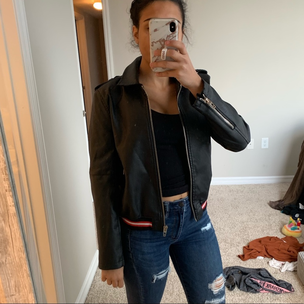 Faux Leather jacket